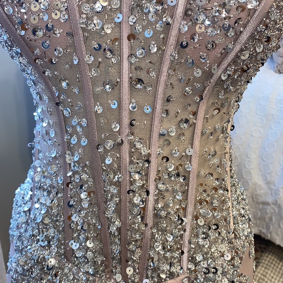 JOVANI Blush Pink Prom Dress - Picture 5 of 8
